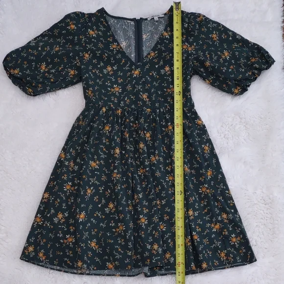 MADEWELL Floral Green Dress - Picture 11 of 16